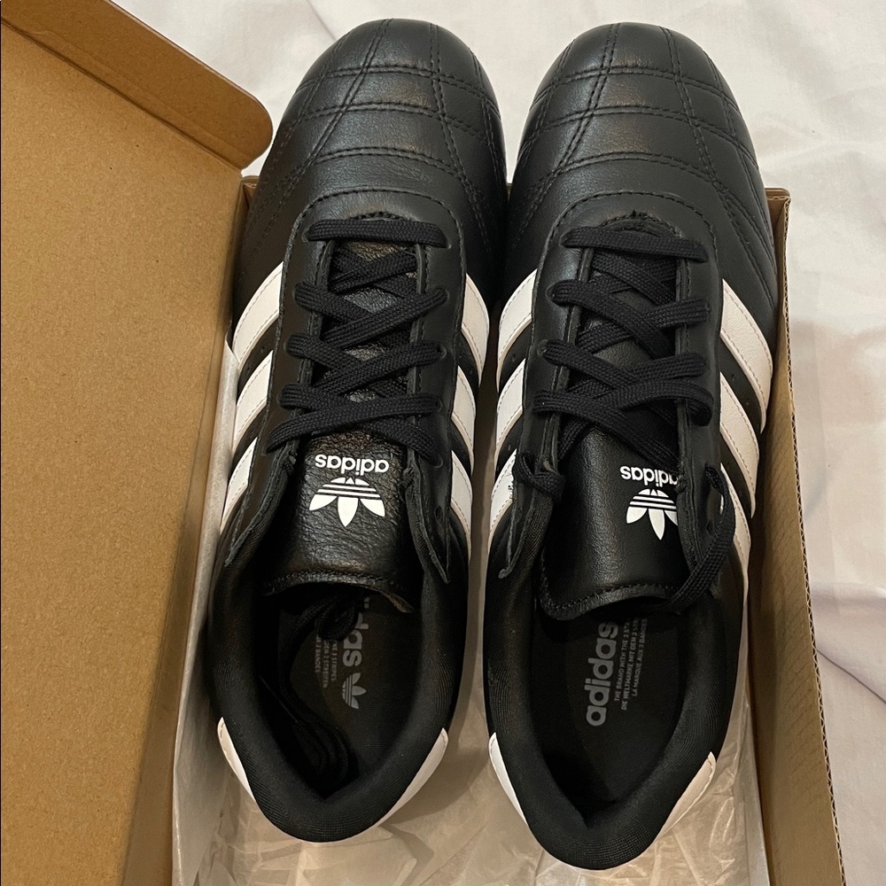 •ADIDAS• Taekwondo Lace W Shoes Sneakers >> black/white stripe/gum >> NIB - Picture 12 of 16